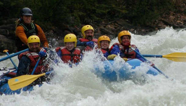 Whitewater Rafting in Jasper National Park, Alberta