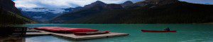 Lake Louise canoe