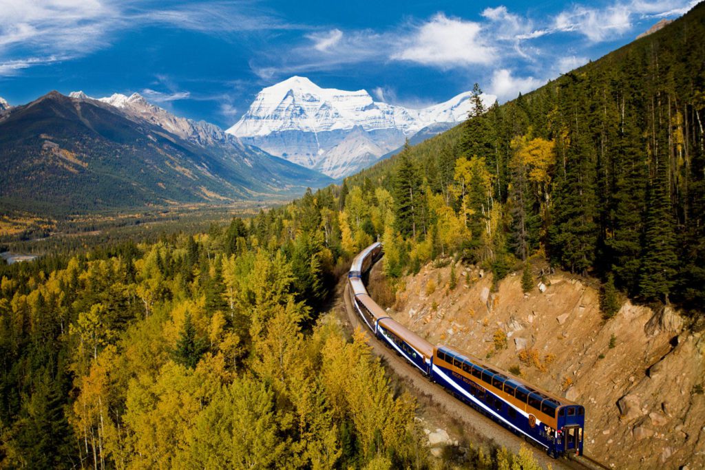 travel from vancouver to banff by train