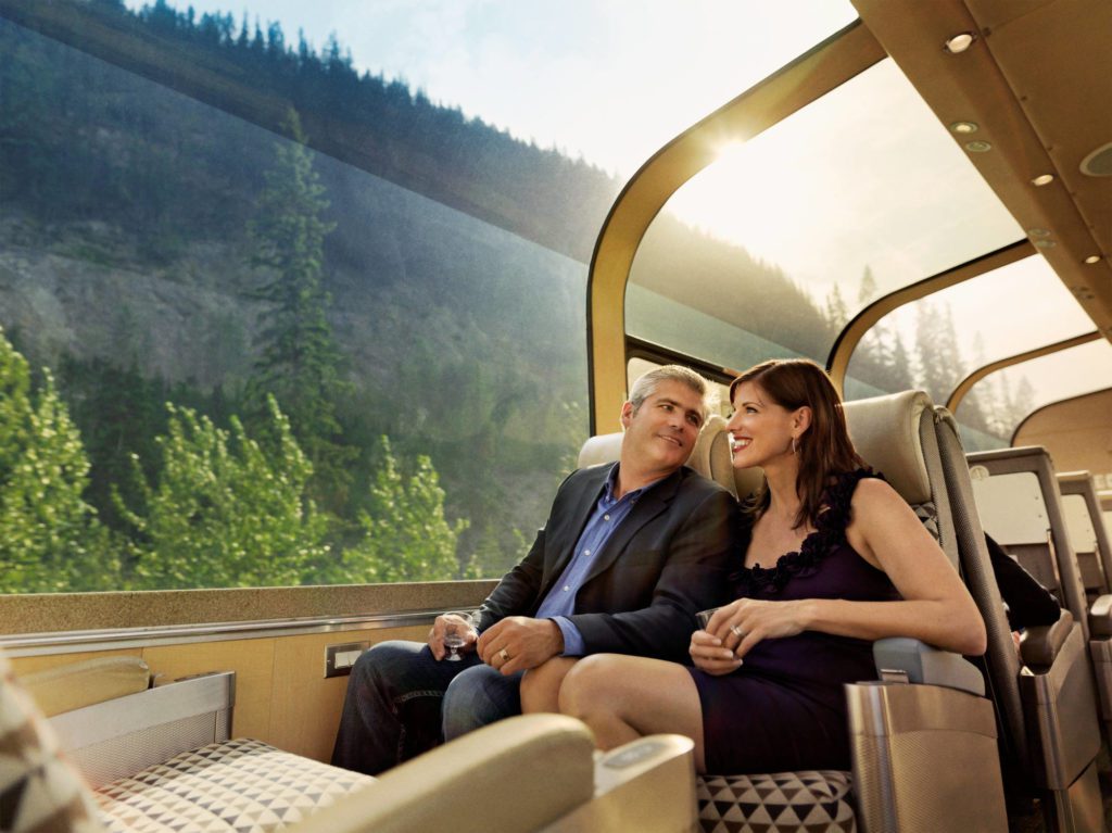 travel from vancouver to banff by train