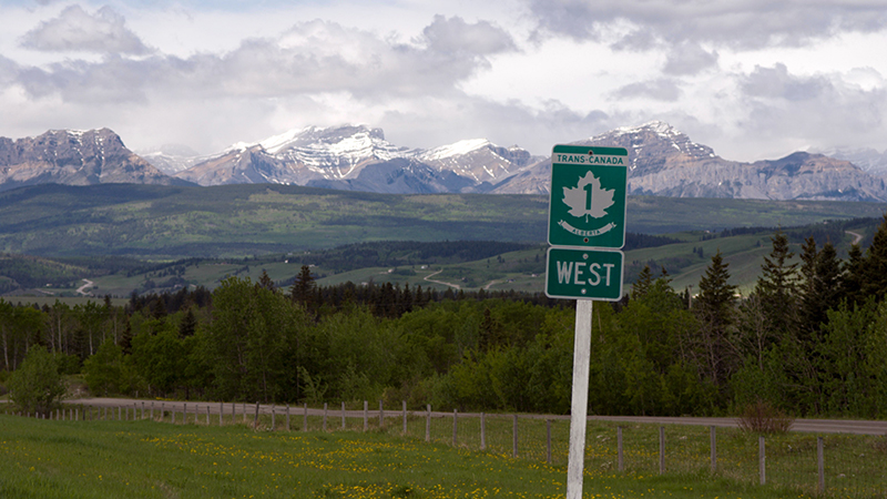 Highway 1W Trans-Canada Highway