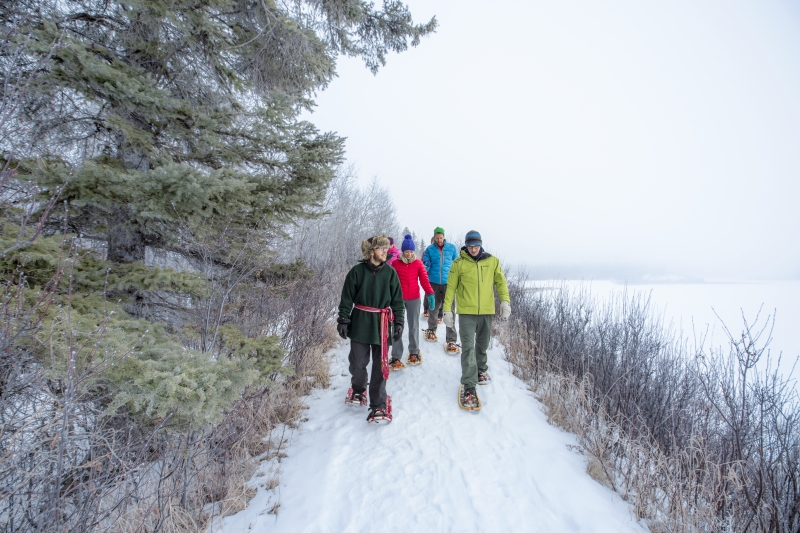 Experience the backcountry on snowshoes