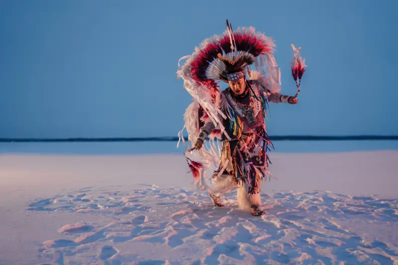 Indigenous dancer
