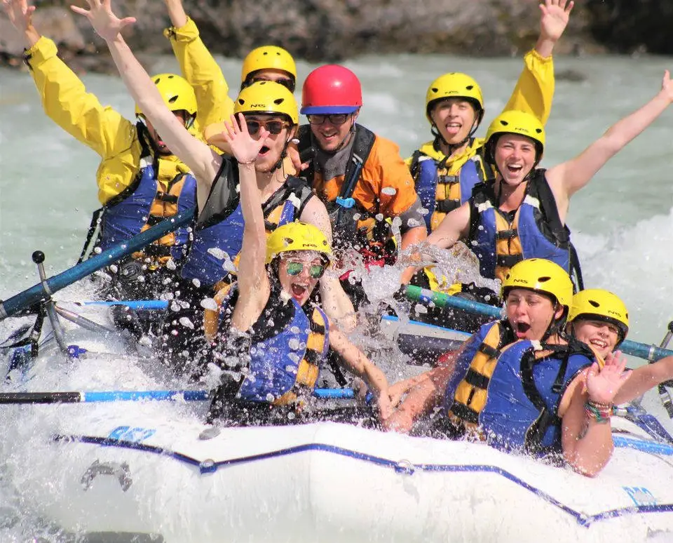 whitewater rafting in banff