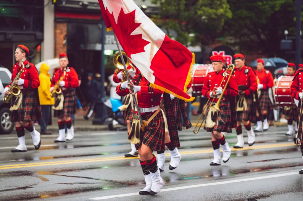 Canmore Highland Games Parade
